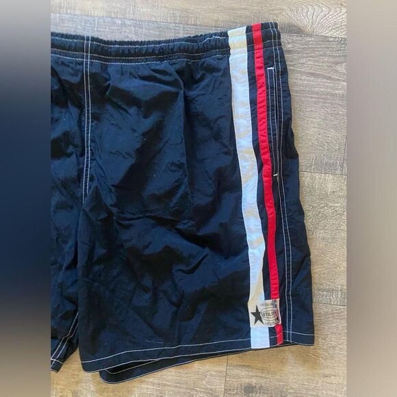 Unbranded Men's Black and Red Swim-briefs-shorts - Picture 2 of 7